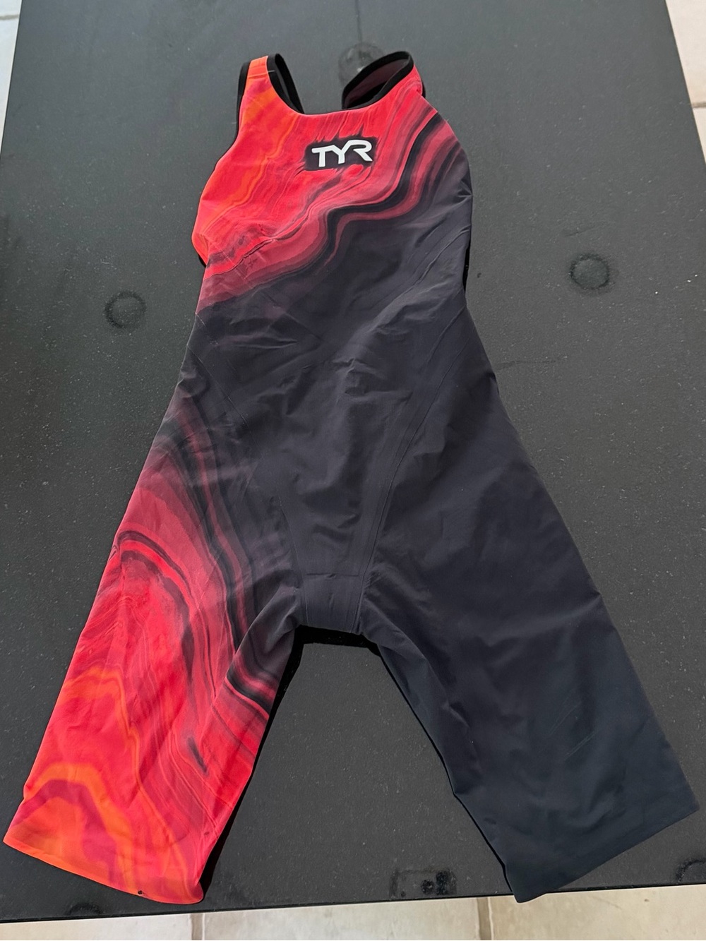 TYR Women's Venzo Volconyx Open Back Tech Suit Swimsuit Size 24, Worn ONCE!